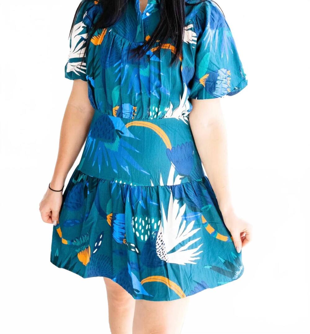 NEW TCEC palm beach nights mini dress in navy